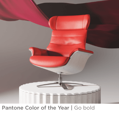 Pantone Color of the year. Go bold.